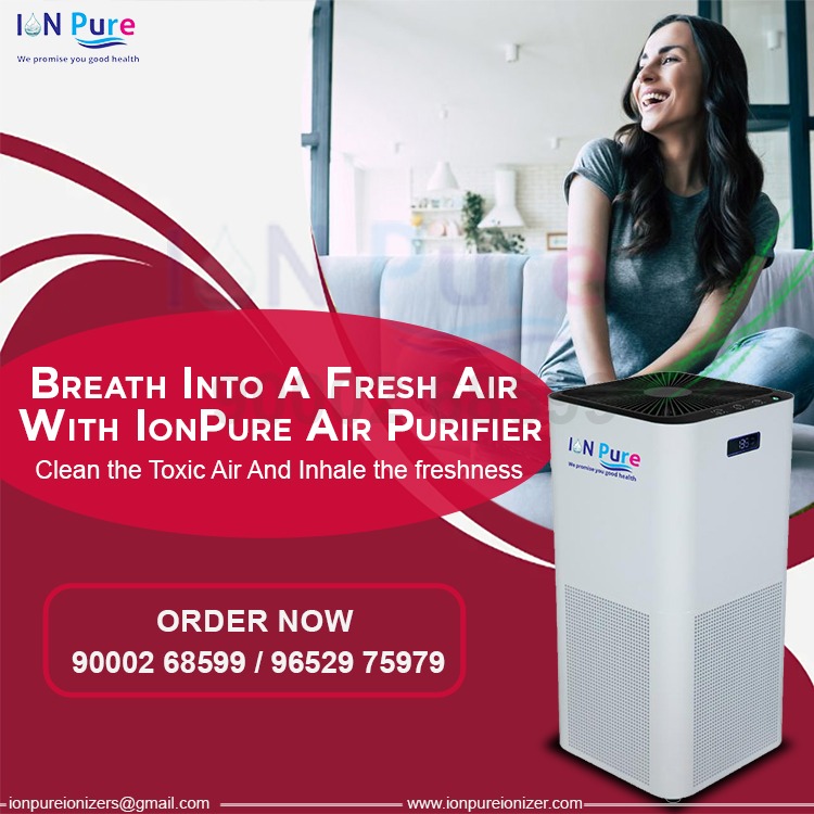 breath fresh air with Ionpure air purifier